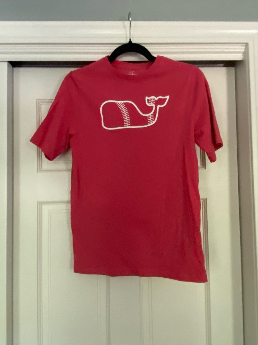 Boys Vineyard Vines Whale Outline Short Sleeve Tee